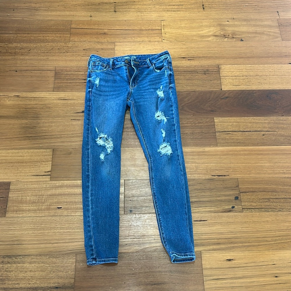 Mid Rise Rockstar Super Skinny old navy jeans